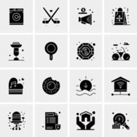 16 Universal Business Icons Vector Creative Icon Illustration to use in web and Mobile Related project