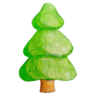 aquarela árvore de natal png