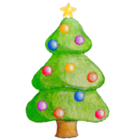 acquerello Natale albero png