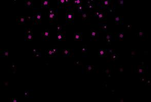 Dark Purple vector template with crystals, circles, squares.