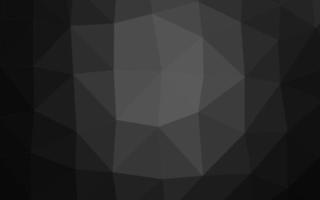 Dark Silver, Gray vector shining triangular background.