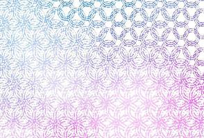 Light pink, blue vector pattern with spheres.