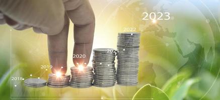 concept, business finance and development Success in 2023 photo