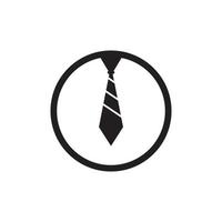 necktie icon logo vector design