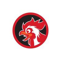 vector de plantilla de logotipo de gallo