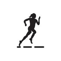 running icon. vector illustration symbol