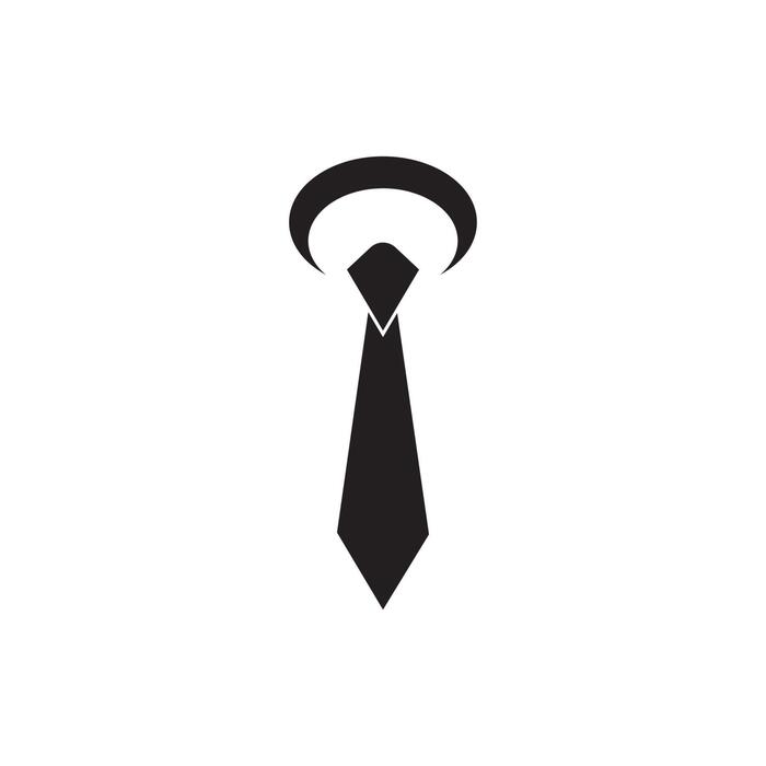 necktie with logo