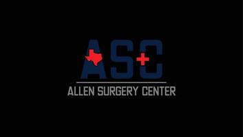 logotipo del centro de cirugía asc vector