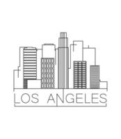 Vector illustration of Los Angeles