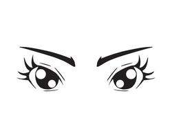 Vector illustration of Eyes Expression