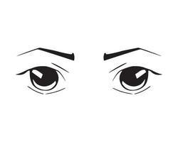 Vector illustration of Eyes Expression