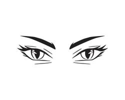 Vector illustration of Eyes Expression