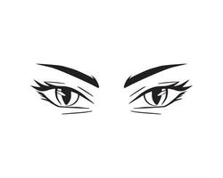 Vector illustration of Eyes Expression