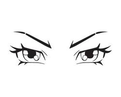 Vector illustration of Eyes Expression