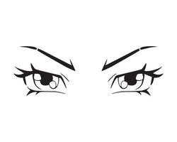 Vector illustration of Eyes Expression