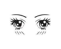 Vector illustration of Eyes Expression