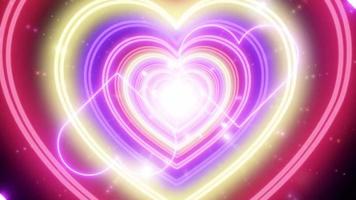 abstract background with hearts video
