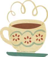 Hand Drawn a Cup of Tea png