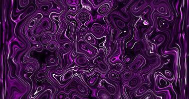 Abstract animation motion design with beautiful glowing iridescent bright waves of purple liquid water background in high resolution 4k video