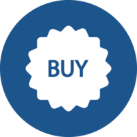 Buy tag icons design in blue circle. png