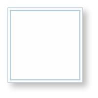 Square frame with shadows on the background. PNG