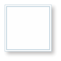 Square frame with shadows on the background. PNG