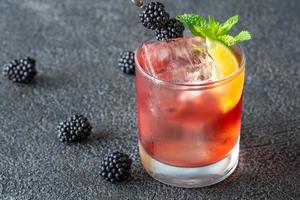 Blackberry Bourbon Smash photo