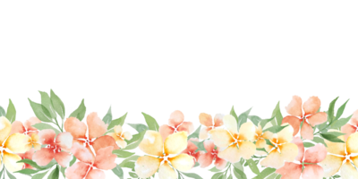 Watercolor peach flowers png