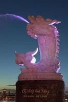 Dragon Carp fountain of Da Nang photo