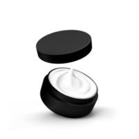 Jar open cream realistic transparent png