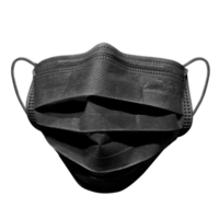 zwart gezichtsmasker png