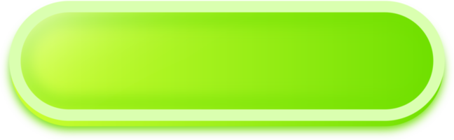 boutons de forme rectangle dans les couleurs vertes. illustration d'élément d'interface utilisateur. png