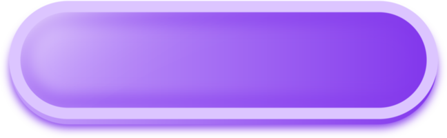 boutons de forme rectangle aux couleurs violettes. illustration d'élément d'interface utilisateur. png