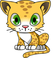 leopard guld design png