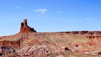 Lone Peak On Plateau In High Desert photo