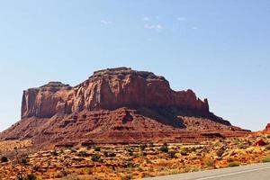 Large Plateau Rising Up From High Desert Floor photo