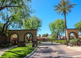 Exit Security Wrought Iron Gate photo