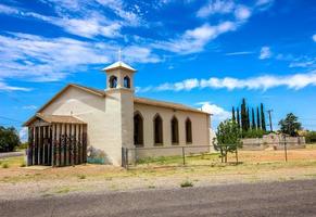 antigua iglesia misionera en la frontera mexicana y estadounidense foto