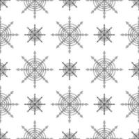 snowflake pattern in line art style for gift wrapping, wrapping paper vector
