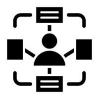 Dependencies Icon Style vector