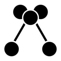 Molecules Icon Style vector