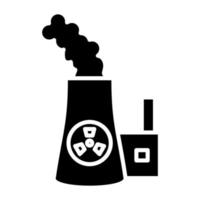 Nuclear Icon Style vector