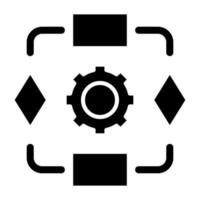 Algorithm Icon Style vector