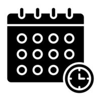 Schedule Icon Style vector