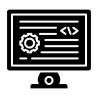Backend Development Icon Style vector