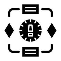 Project Deadline Icon Style vector