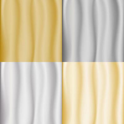 Set of silky curtain backgrounds.