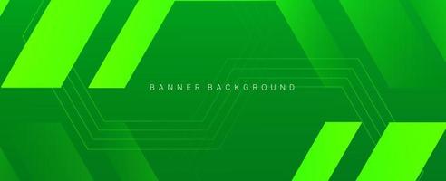 Abstract geometric modern green low hexagon background design vector