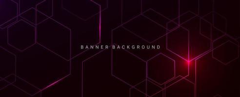 Abstract dark hexagonal design color background vector