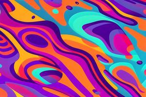 Vibrant wavy liquid fluid abstract background photo